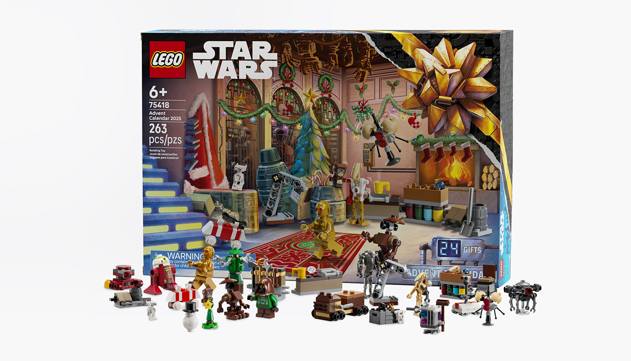 LEGO® Star Wars™ Advent Calendar 2025 with its contents (75418).png